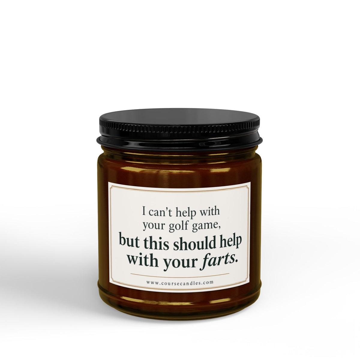 Should Help with Farts | Funny Golf Candle | Soy Wax | 4oz & 9oz