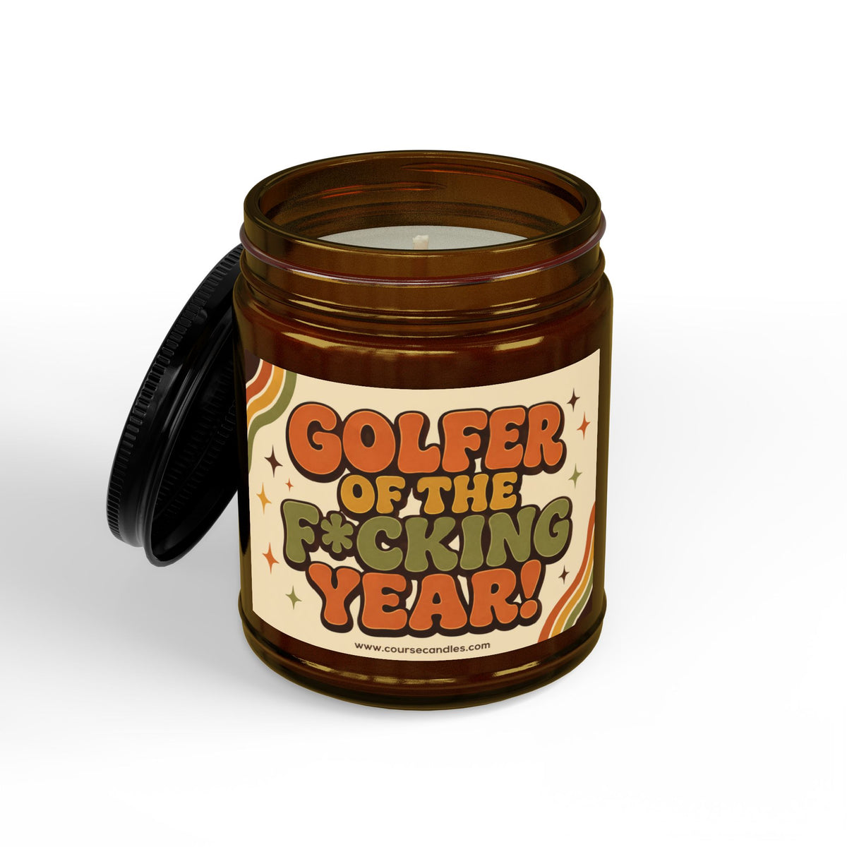 Golfer of the Year Candle | Funny Golf Trophy Gift | Soy Wax | 4oz & 9oz