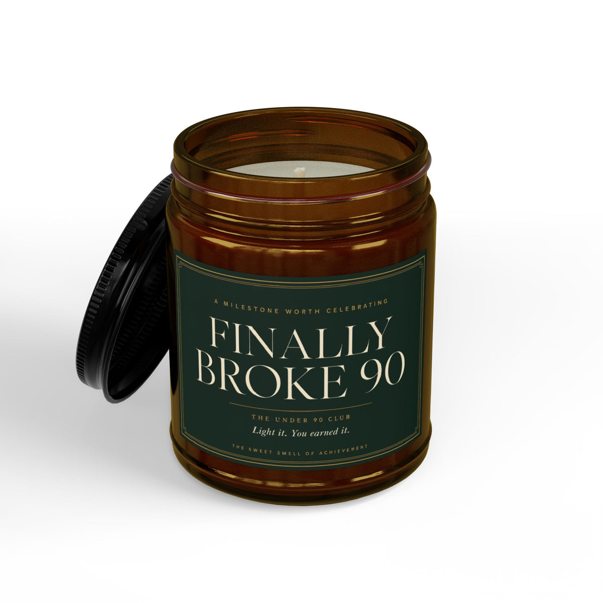 Broke 90 Golf Candle | Funny Golfer Gift | Soy Wax | 4oz & 9oz