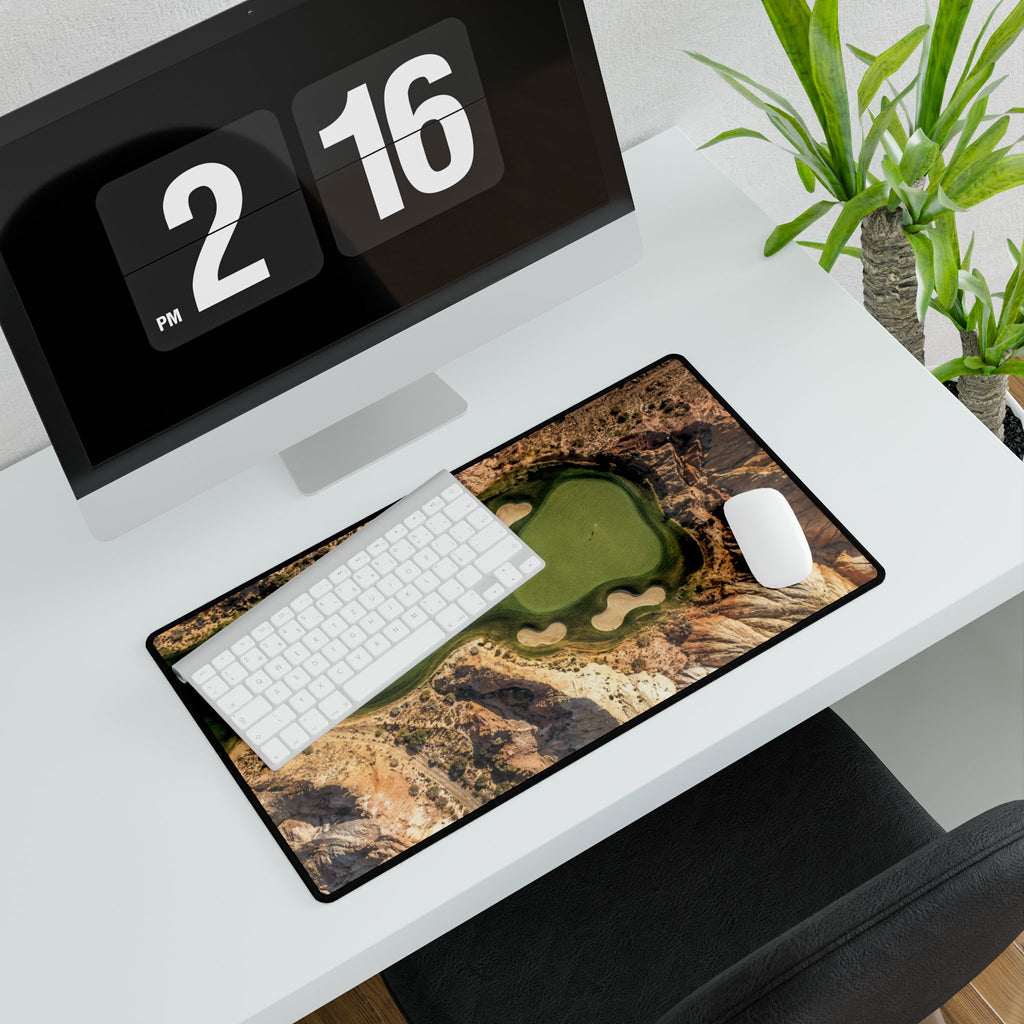 Desert Canyon Green Golf Mouse Pad