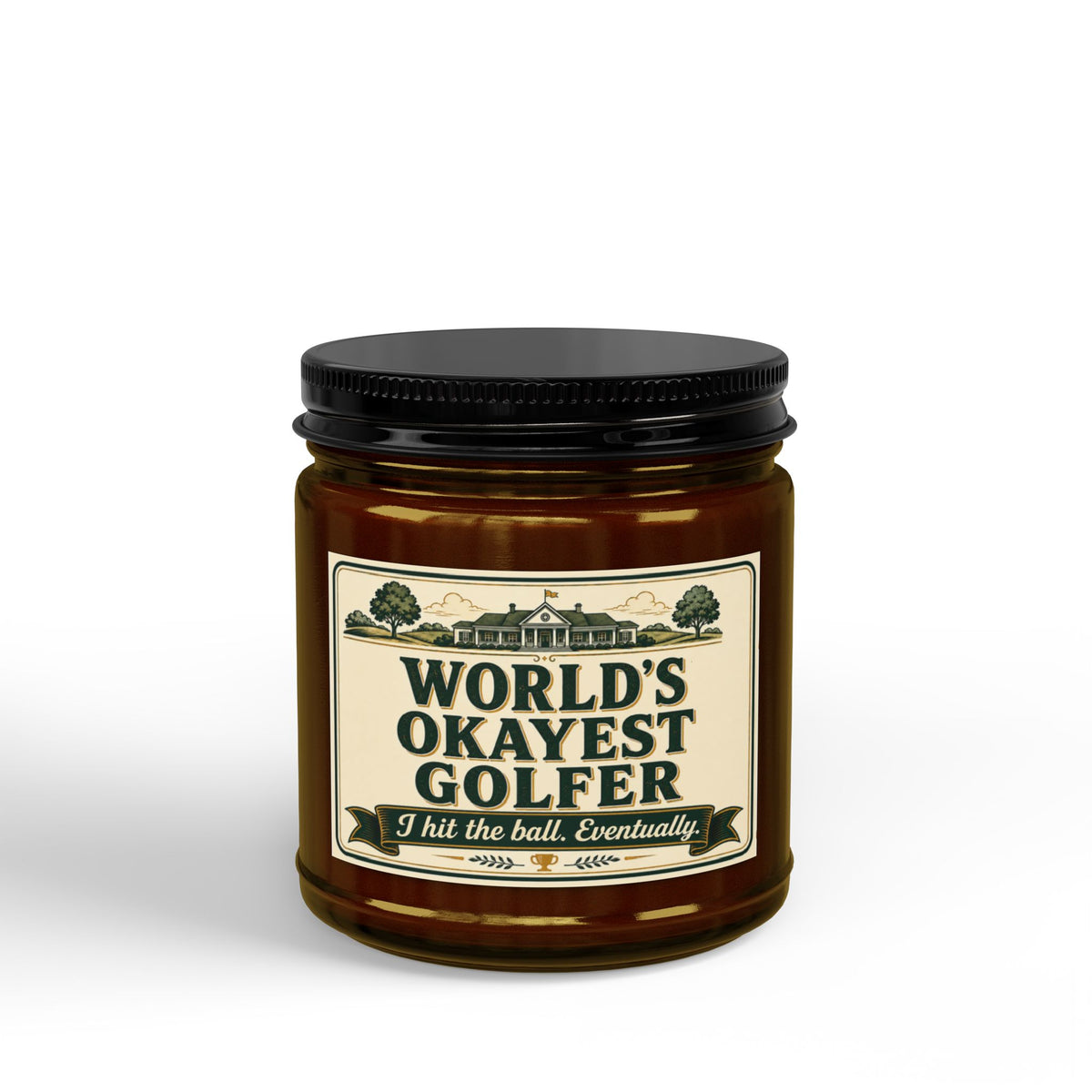 World's Okayest Golfer Candle | Funny Golf Gift | Soy Wax | 4oz & 9oz