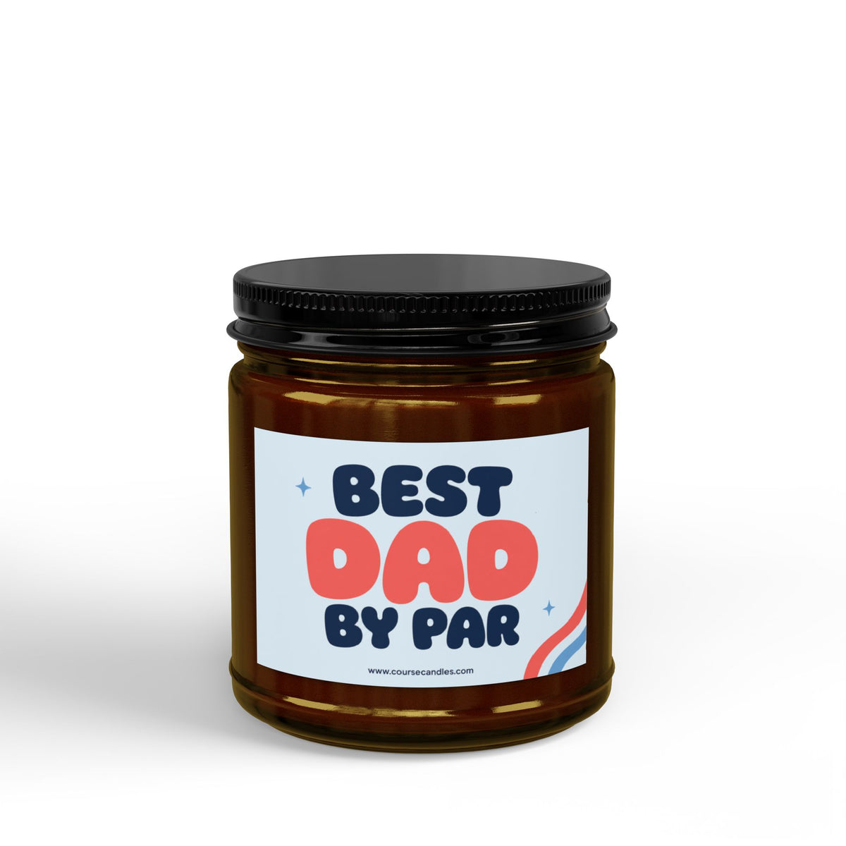 Best Dad by Par Candle | Golf Gift for Dad | Soy Wax | 4oz & 9oz