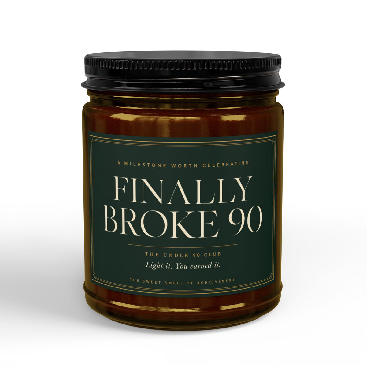 Broke 90 Golf Candle | Funny Golfer Gift | Soy Wax | 4oz & 9oz