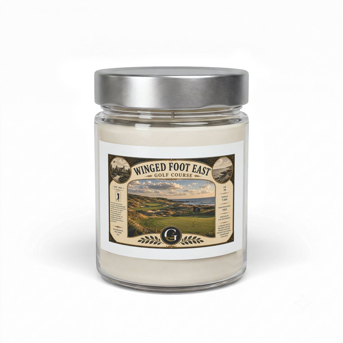 Winged Foot East Golf Course Candle | Westchester Golf in a Jar | Soy Wax | 9oz