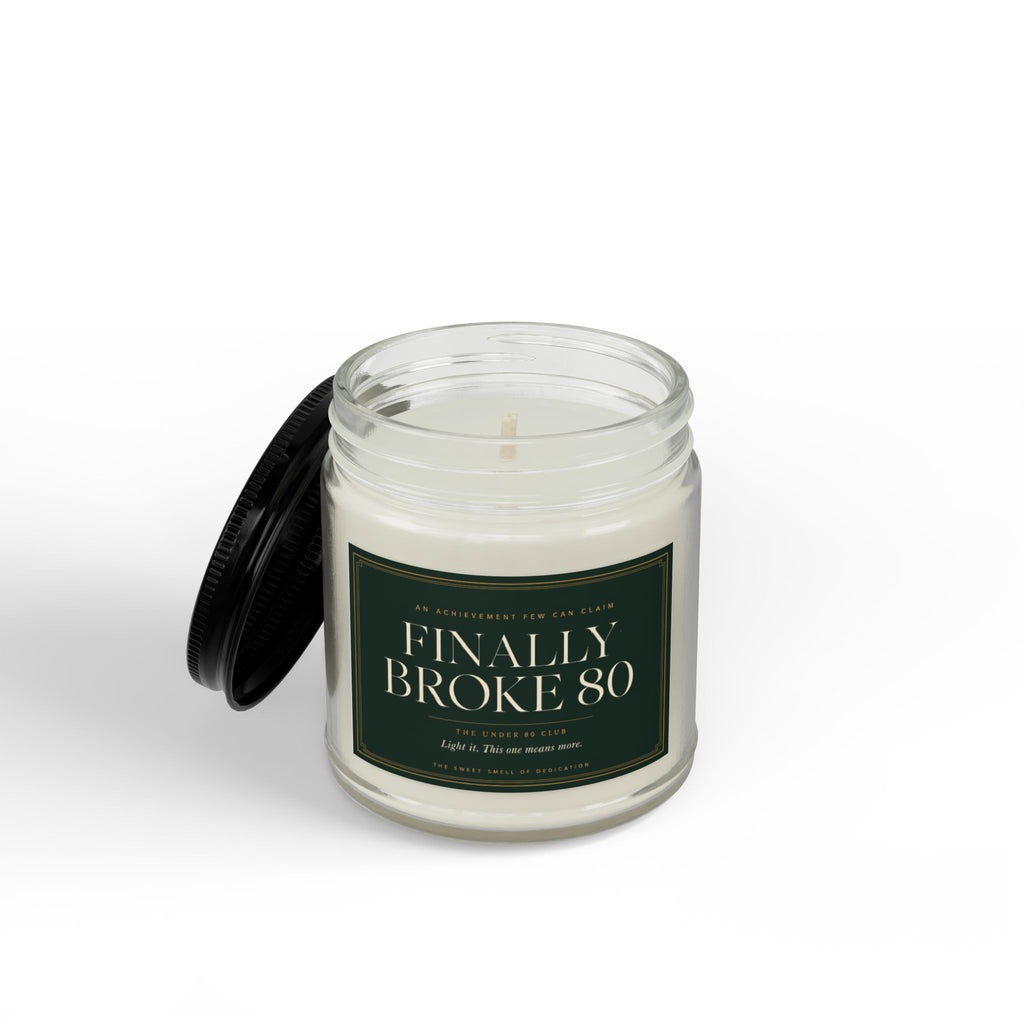 Broke 80 Golf Candle | Gift for Golfers | Soy Wax | 4oz & 9oz
