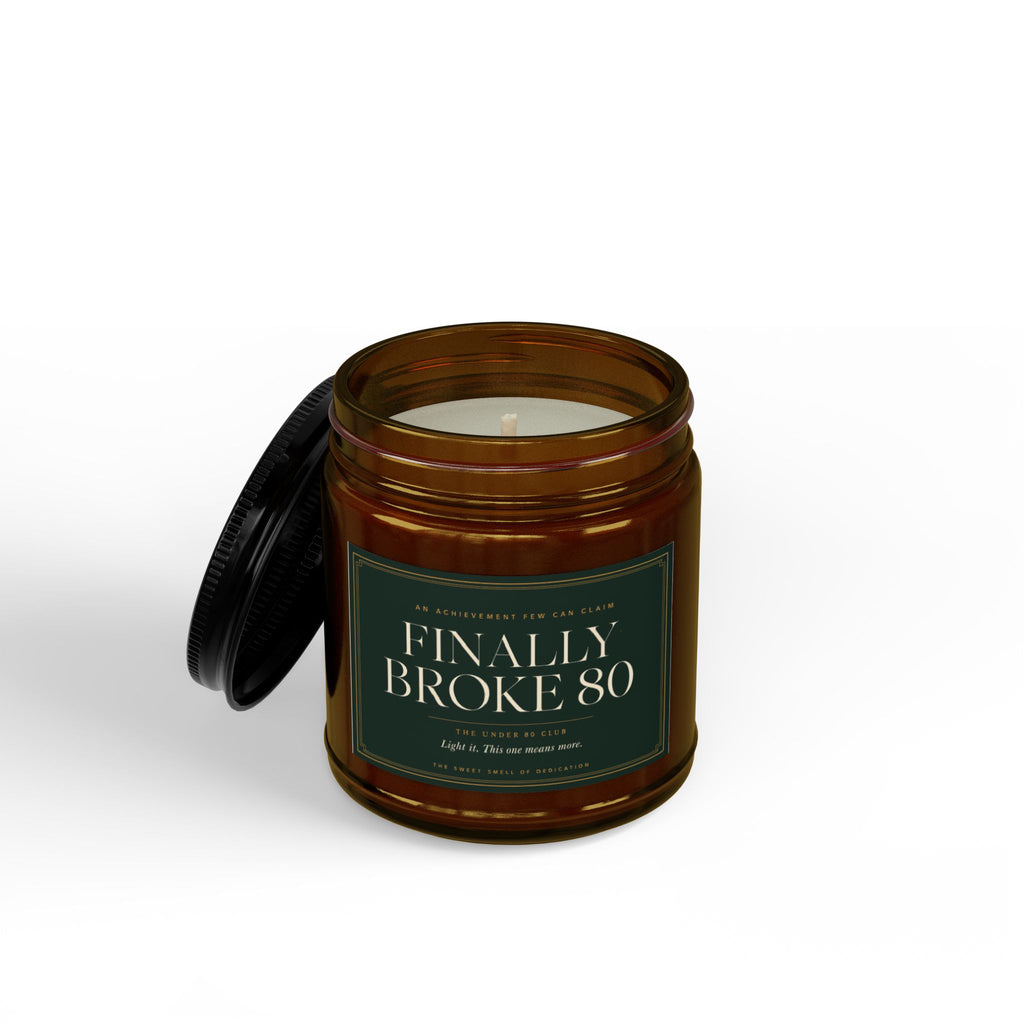 Broke 80 Golf Candle | Gift for Golfers | Soy Wax | 4oz & 9oz