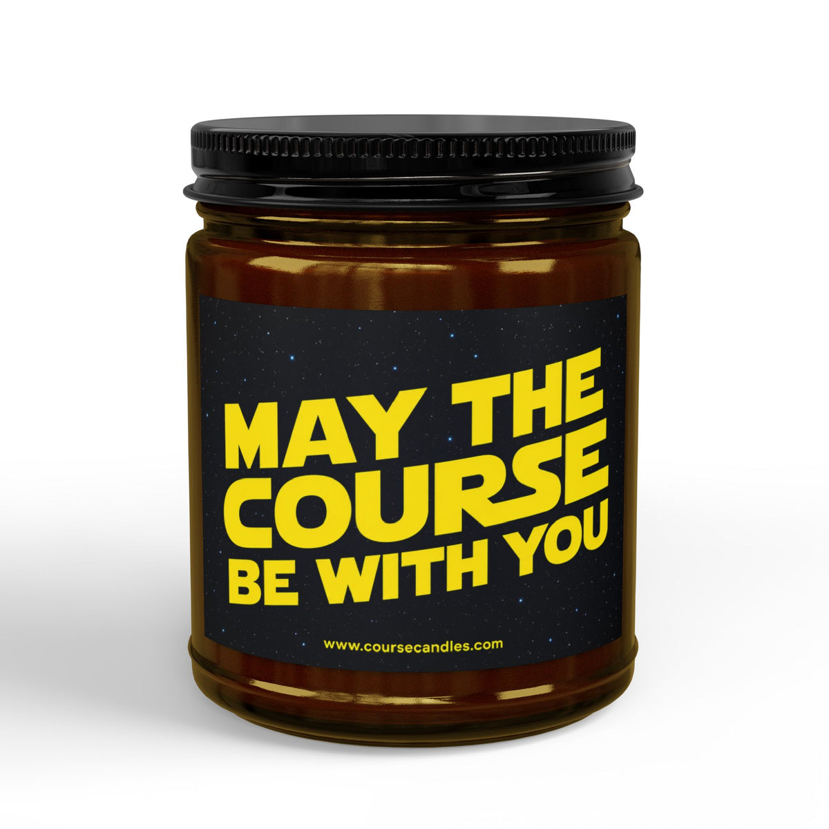 Course Be with You | Funny Golf Candle | Soy Wax | 4oz & 9oz