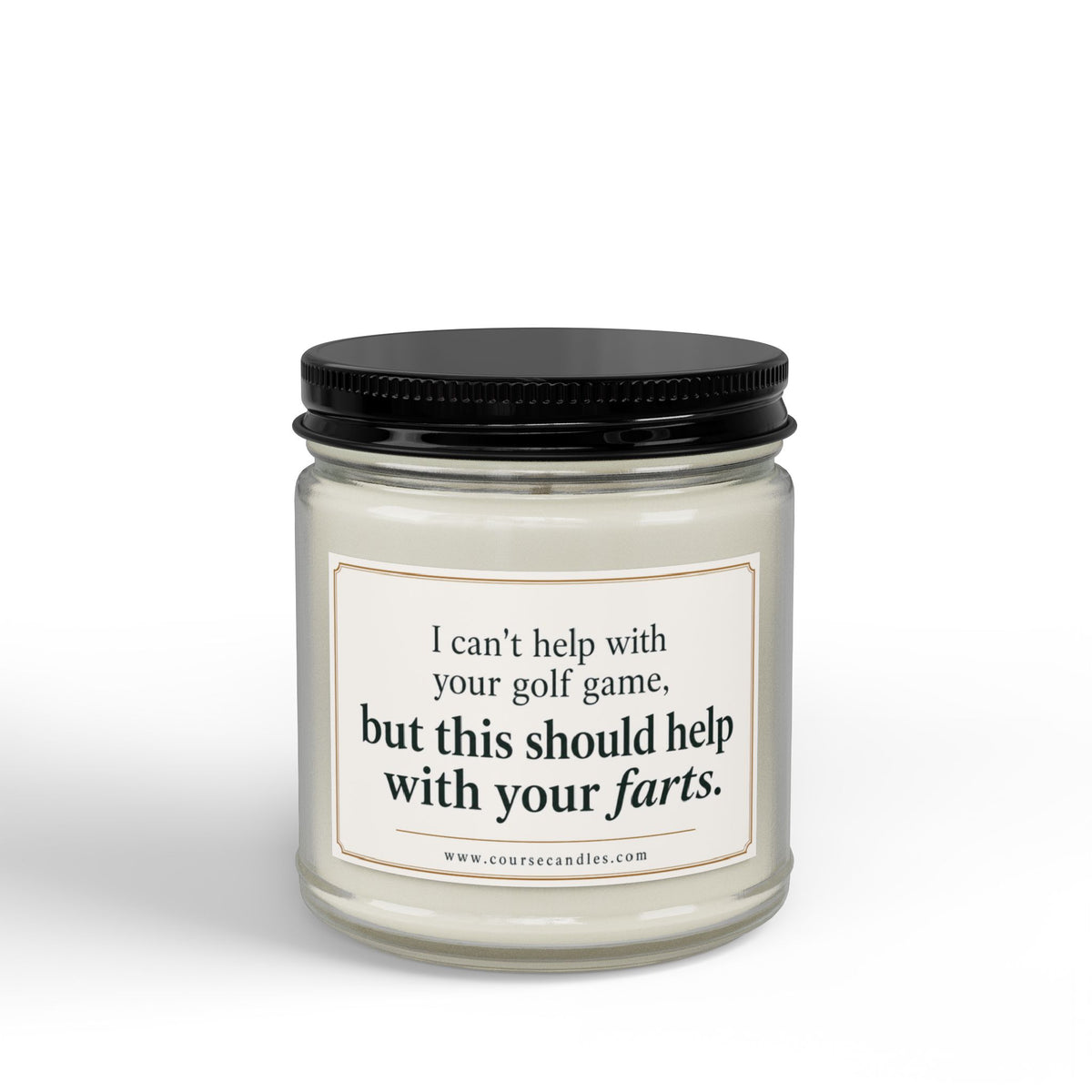 Should Help with Farts | Funny Golf Candle | Soy Wax | 4oz & 9oz