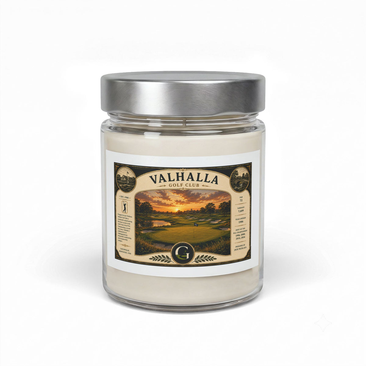 Valhalla Golf Course Candle | Major Week in a Jar | Soy Wax | 9oz