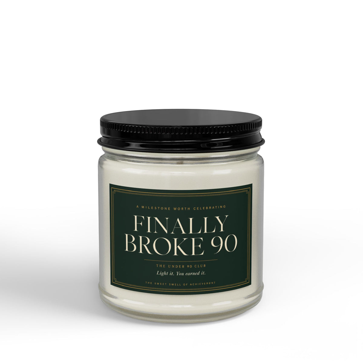 Broke 90 Golf Candle | Funny Golfer Gift | Soy Wax | 4oz & 9oz