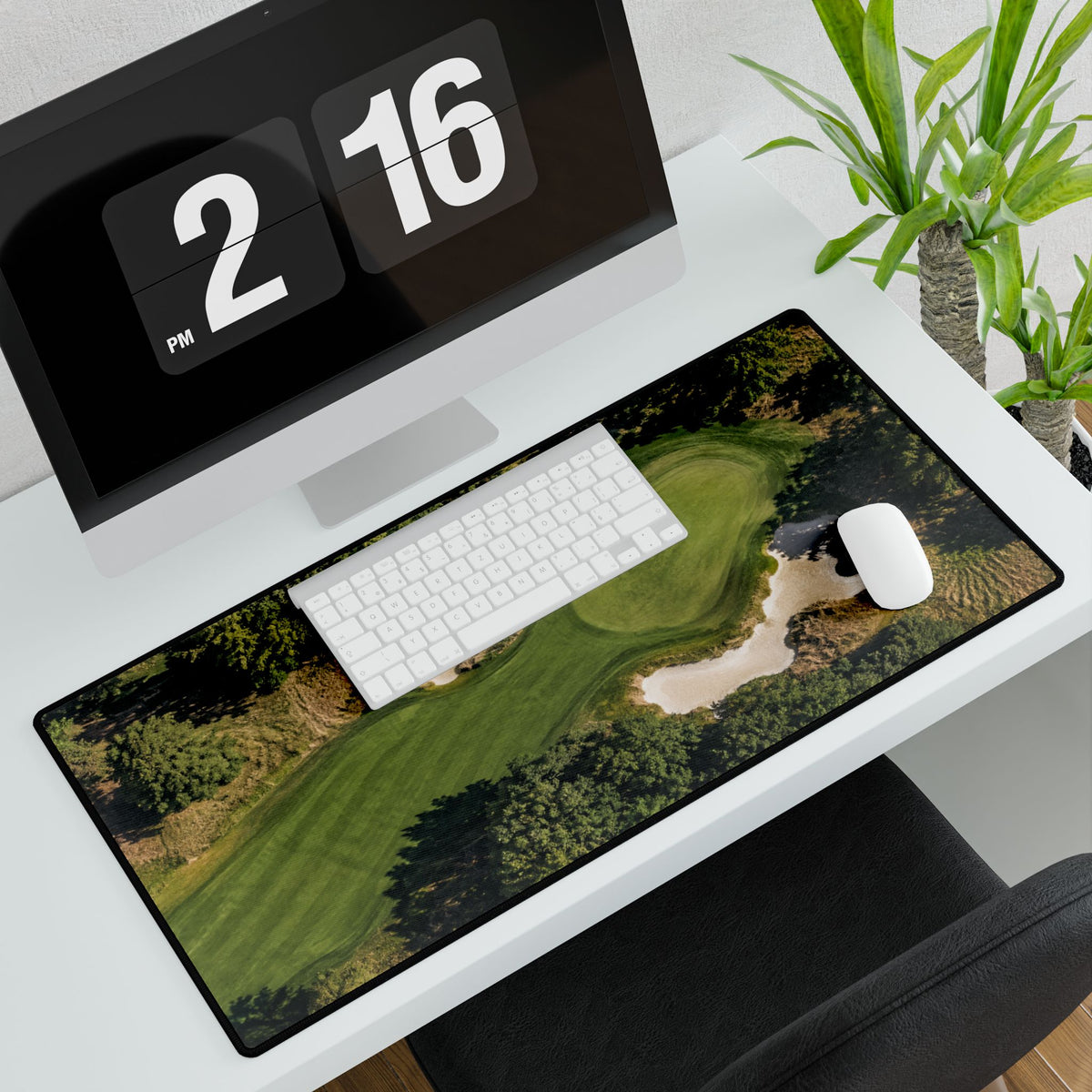Sunlit Parkland Fairway Golf Mouse Pad