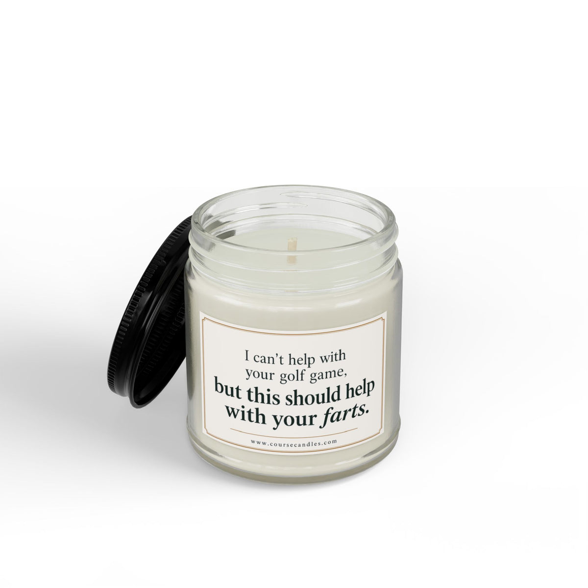 Should Help with Farts | Funny Golf Candle | Soy Wax | 4oz & 9oz