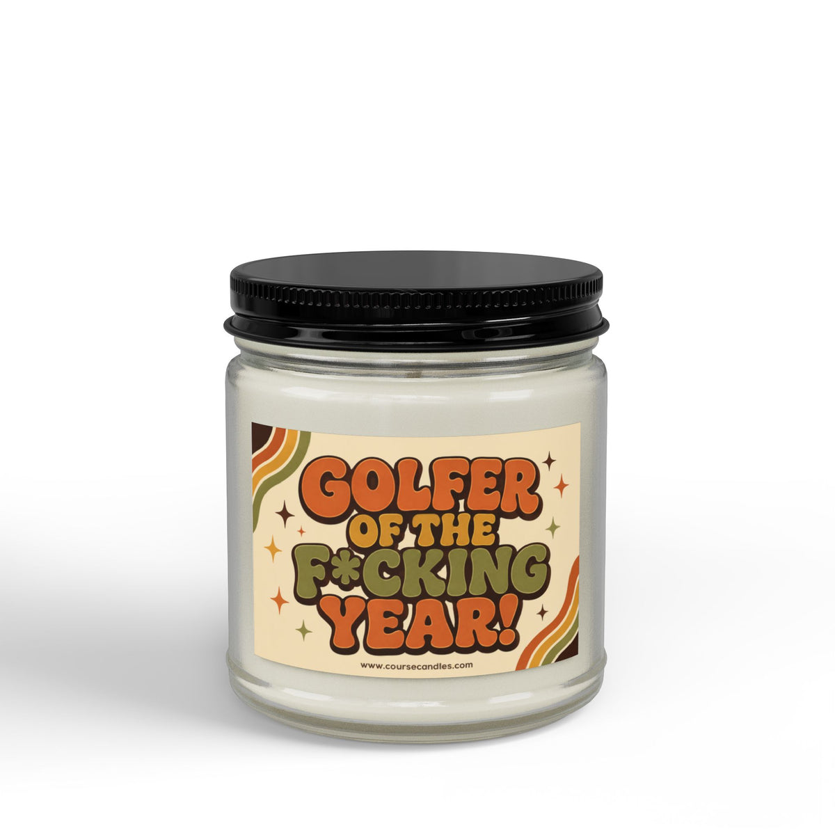 Golfer of the Year Candle | Funny Golf Trophy Gift | Soy Wax | 4oz & 9oz