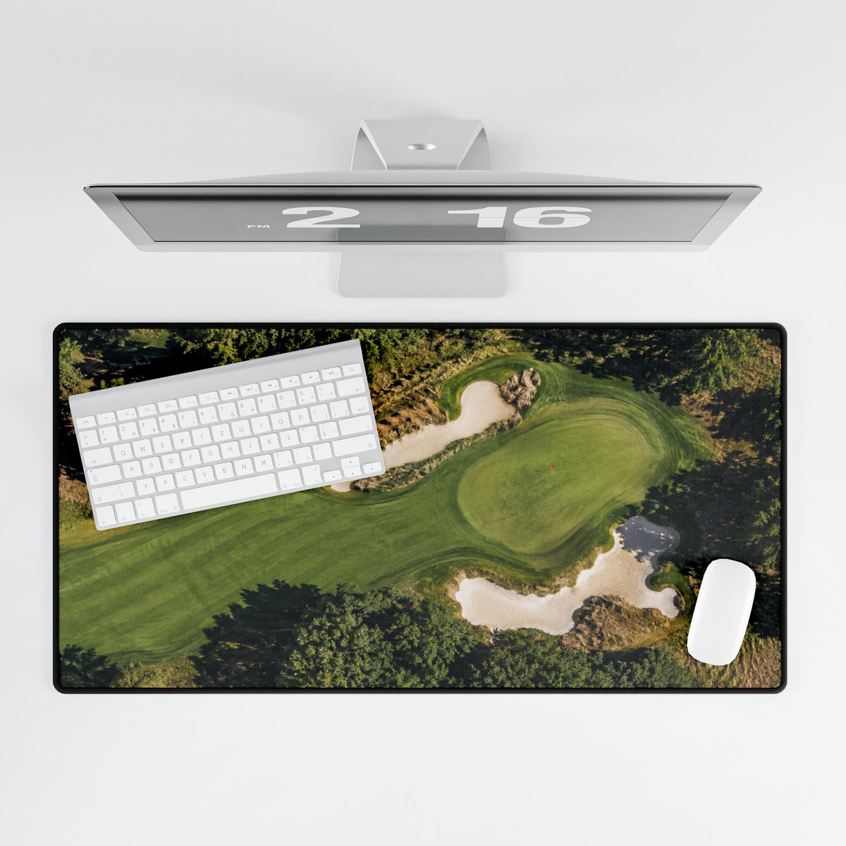 Sunlit Parkland Fairway Golf Mouse Pad