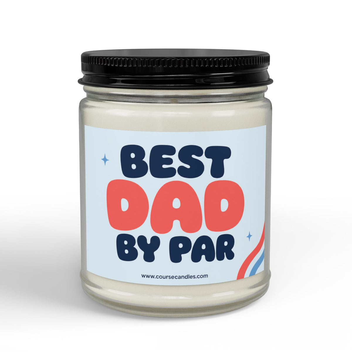 Best Dad by Par Candle | Golf Gift for Dad | Soy Wax | 4oz & 9oz