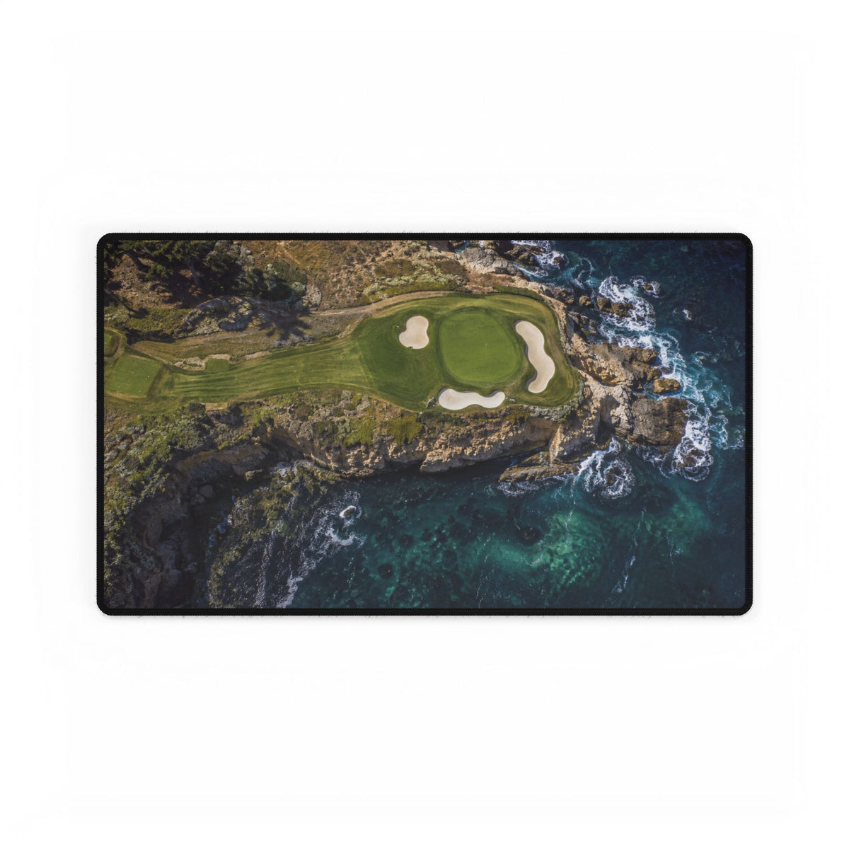 Ocean Cliff Green Golf Mouse Pad