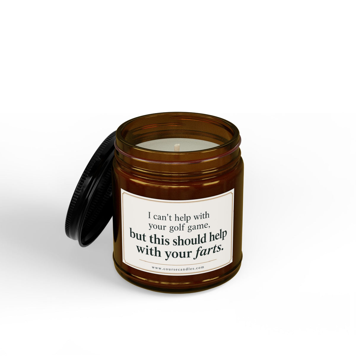 Should Help with Farts | Funny Golf Candle | Soy Wax | 4oz & 9oz