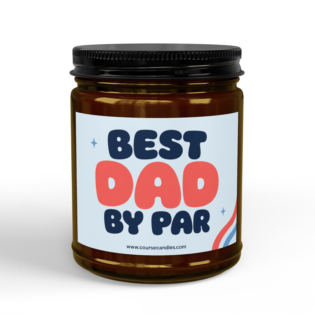 Best Dad by Par Candle | Golf Gift for Dad | Soy Wax | 4oz & 9oz
