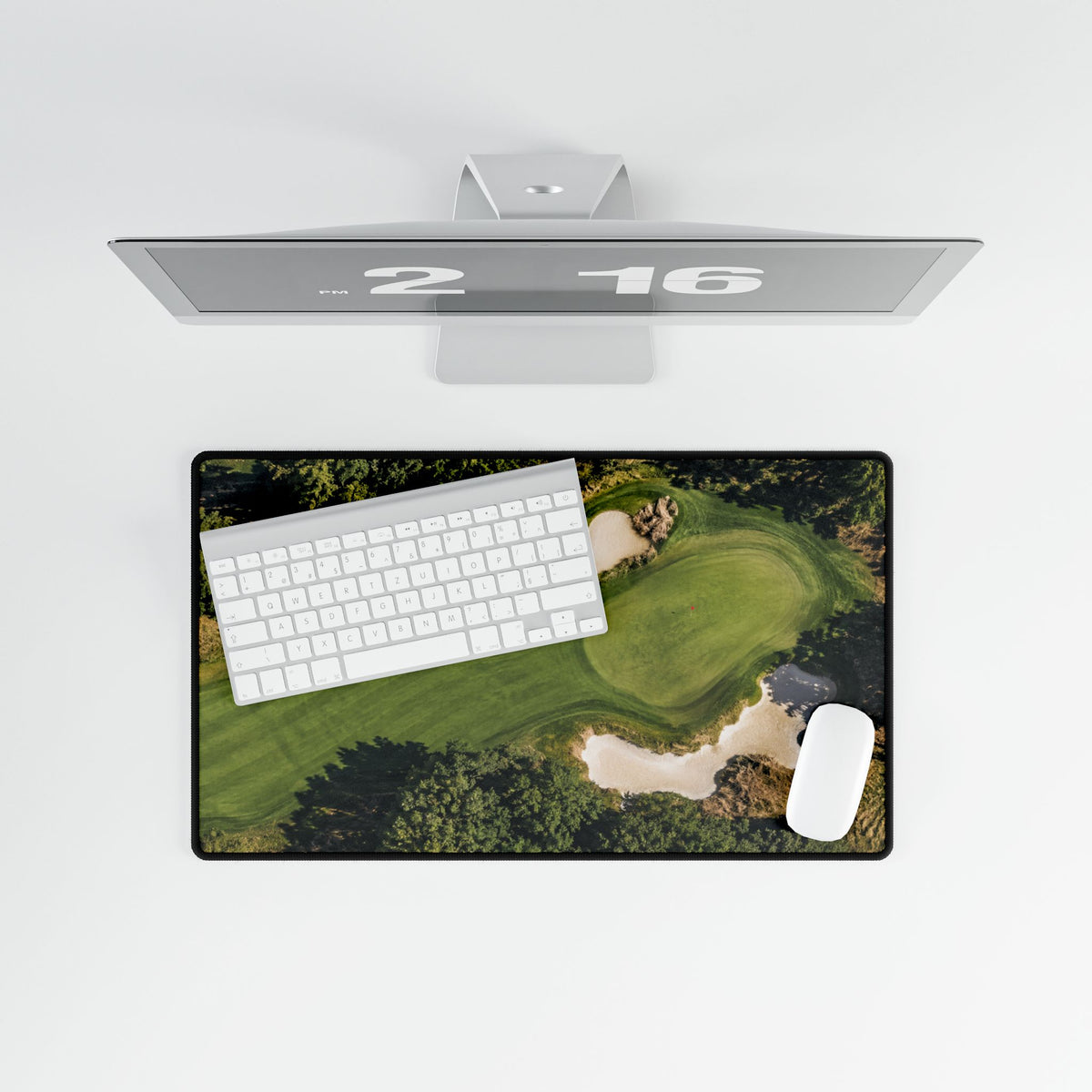 Sunlit Parkland Fairway Golf Mouse Pad