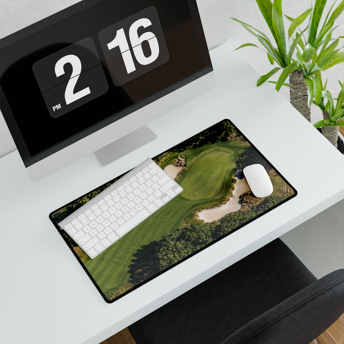 Sunlit Parkland Fairway Golf Mouse Pad