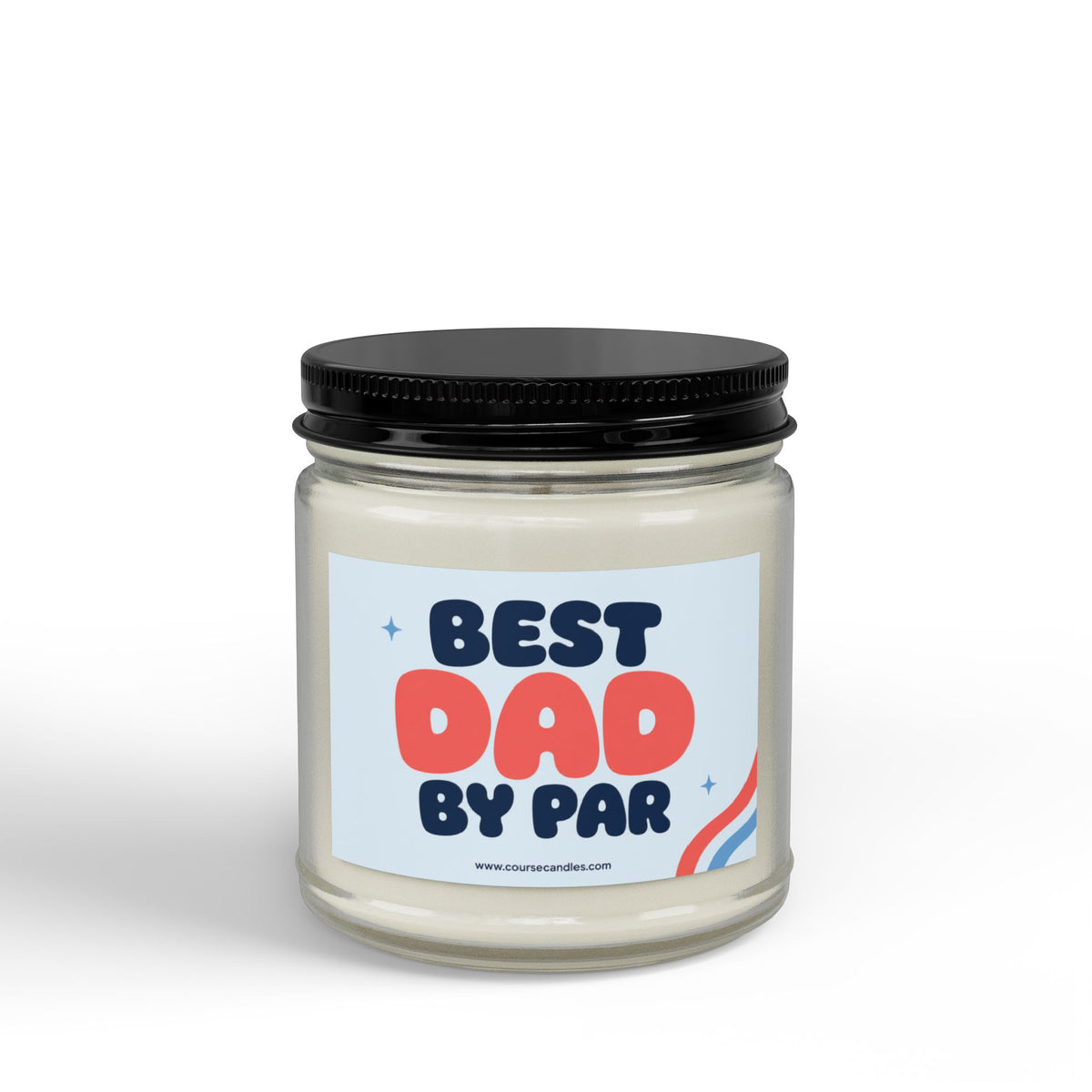 Best Dad by Par Candle | Golf Gift for Dad | Soy Wax | 4oz & 9oz