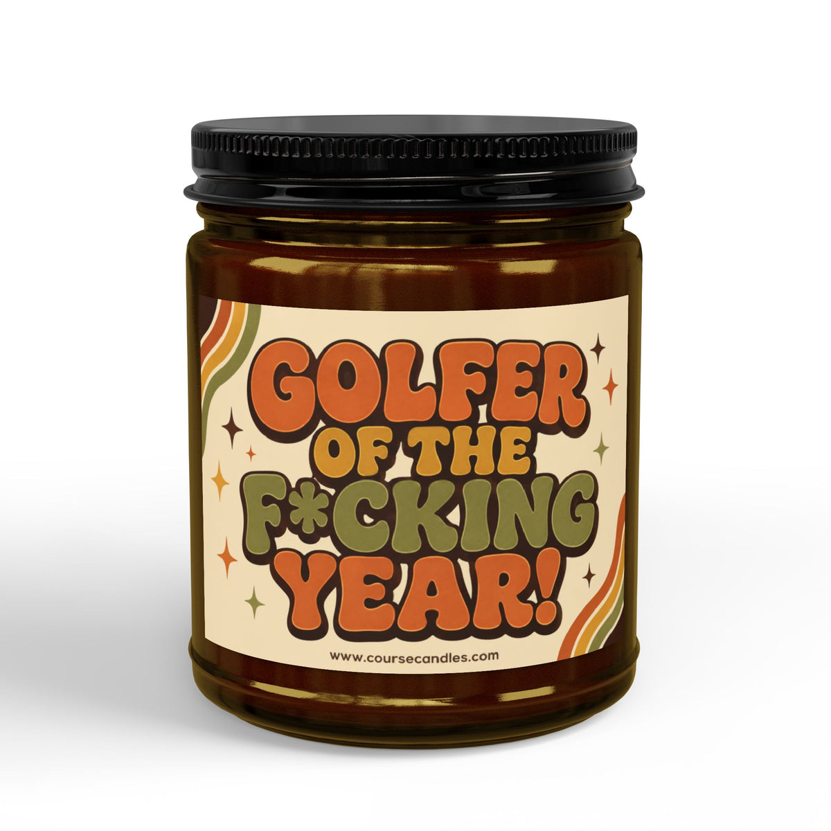 Golfer of the Year Candle | Funny Golf Trophy Gift | Soy Wax | 4oz & 9oz