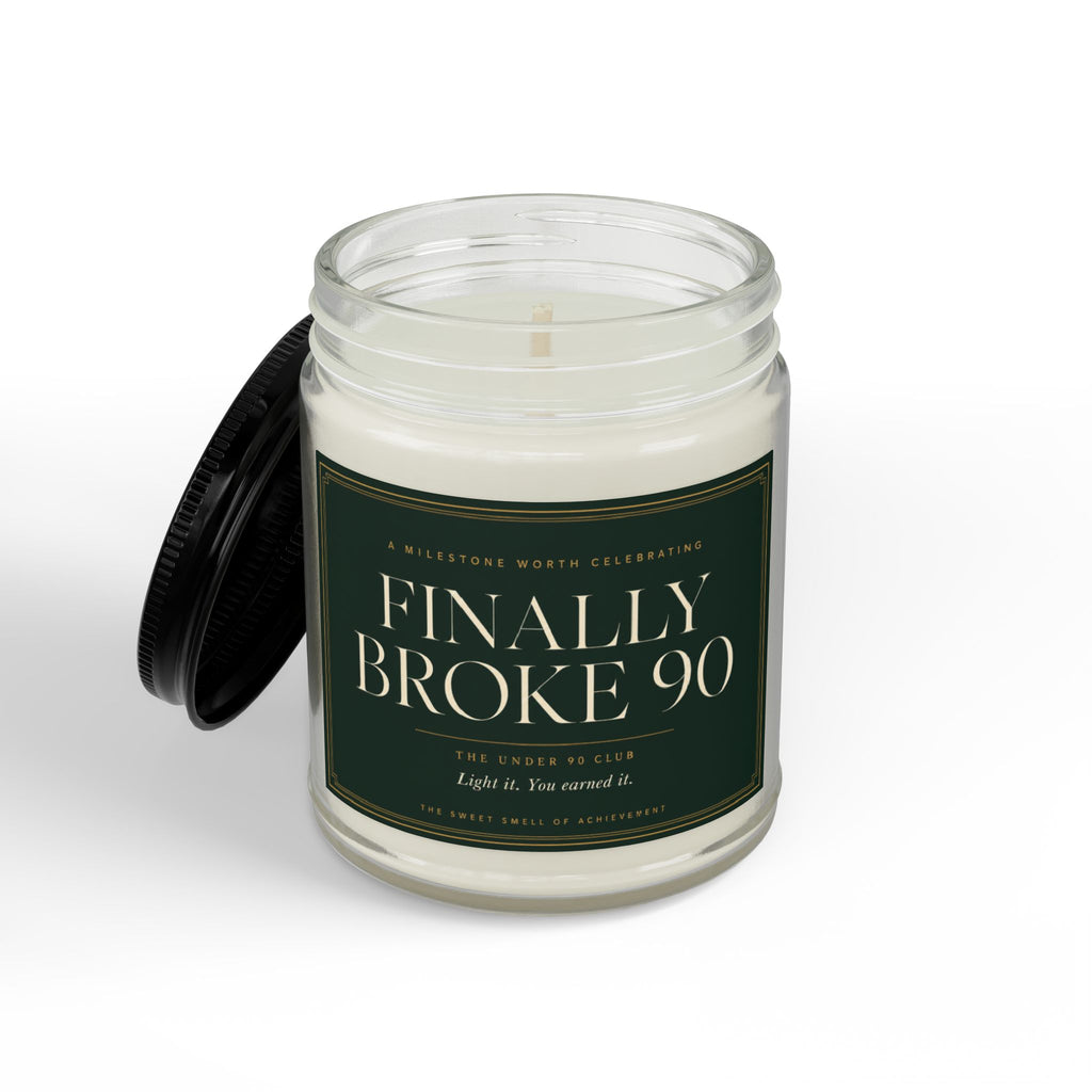 Broke 90 Golf Candle | Funny Golfer Gift | Soy Wax | 4oz & 9oz