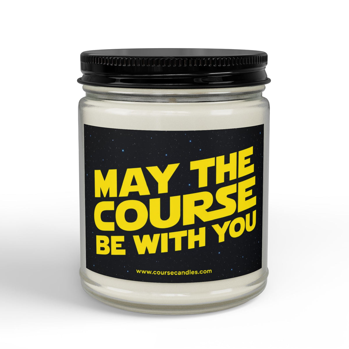 Course Be with You | Funny Golf Candle | Soy Wax | 4oz & 9oz