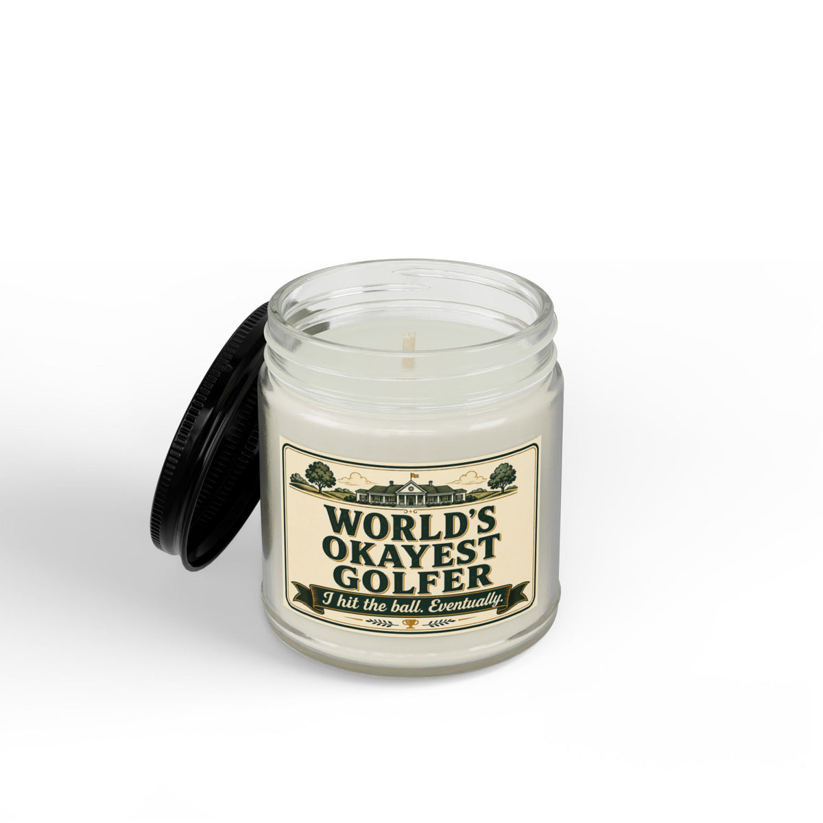 World's Okayest Golfer Candle | Funny Golf Gift | Soy Wax | 4oz & 9oz