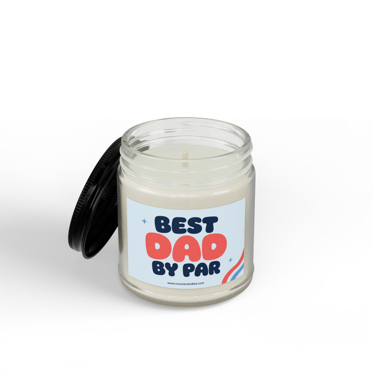 Best Dad by Par Candle | Golf Gift for Dad | Soy Wax | 4oz & 9oz