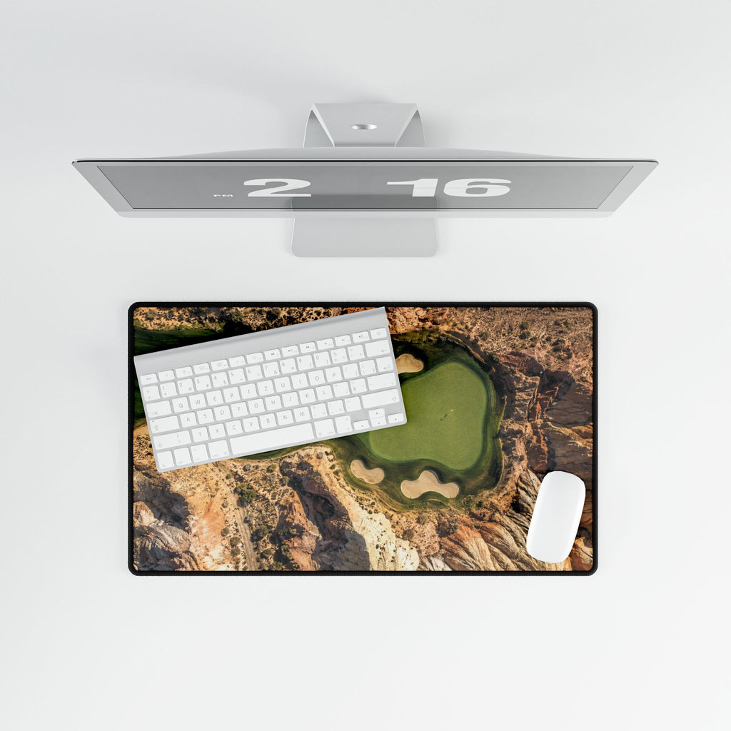 Desert Canyon Green Golf Mouse Pad