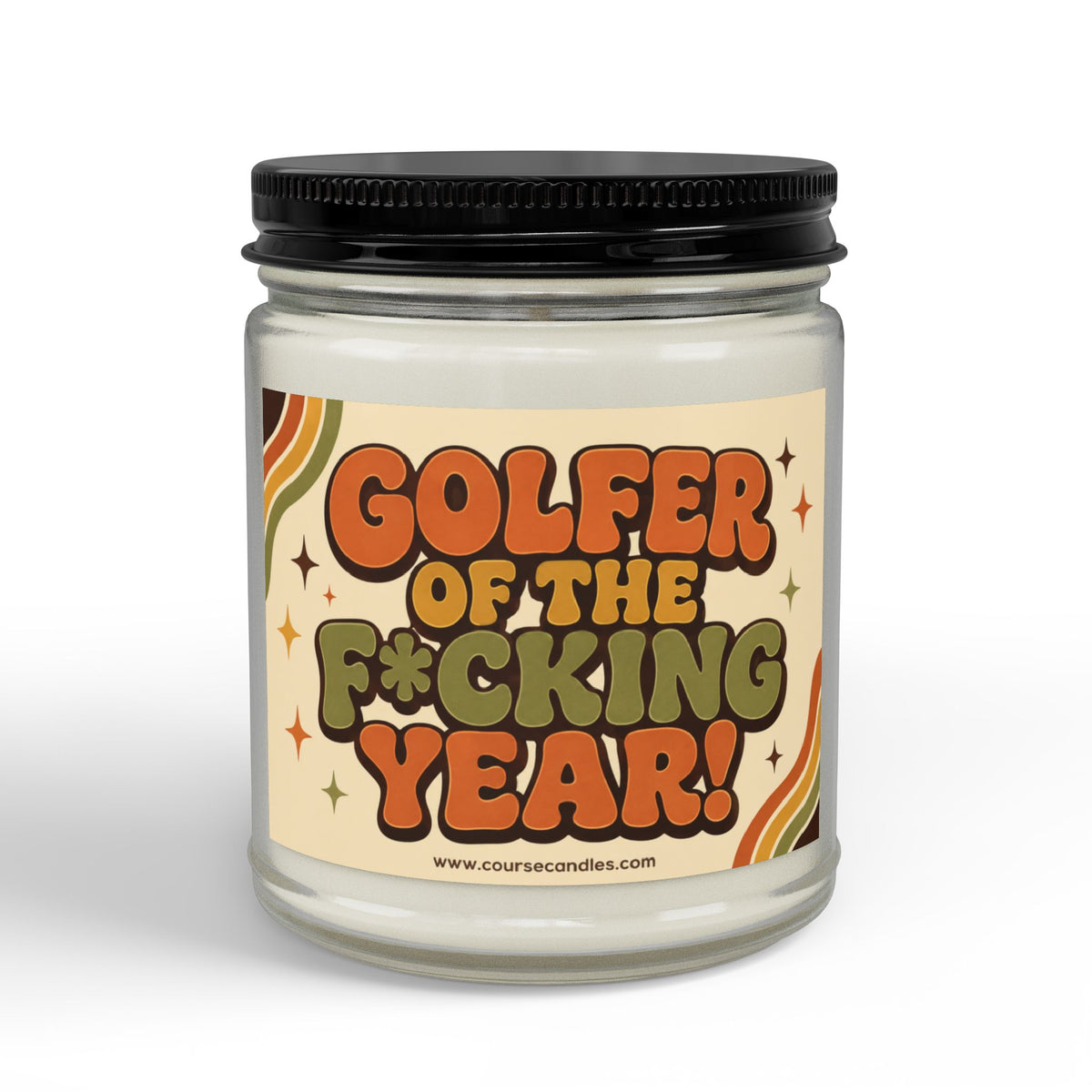 Golfer of the Year Candle | Funny Golf Trophy Gift | Soy Wax | 4oz & 9oz