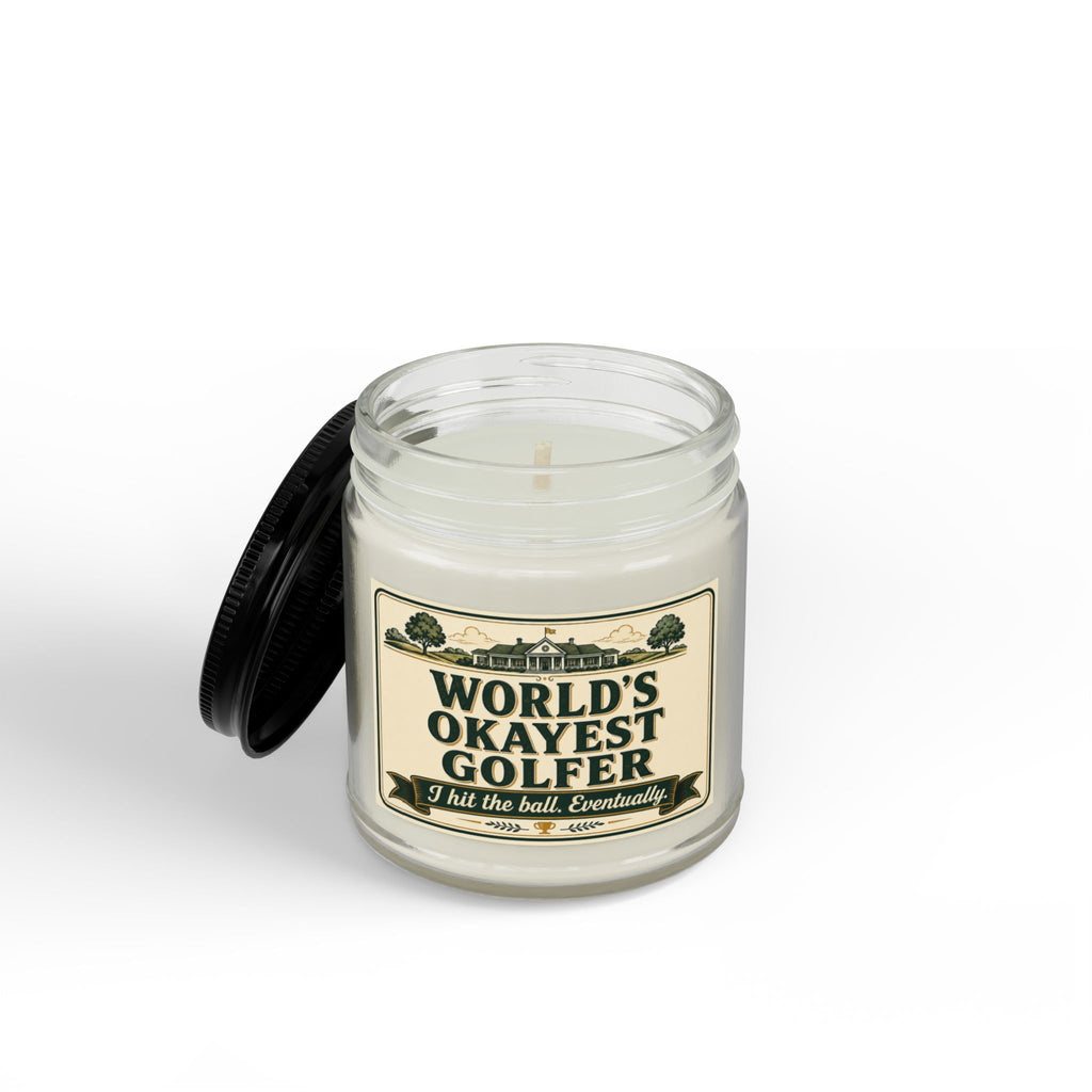 World's Okayest Golfer Candle | Funny Golf Gift | Soy Wax | 4oz & 9oz