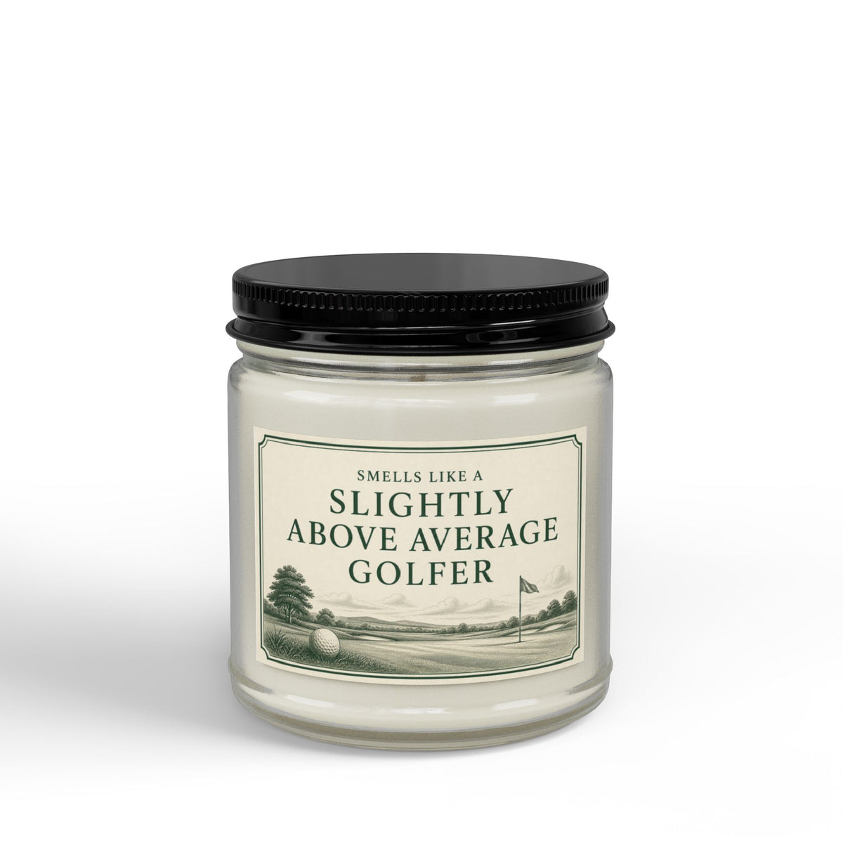Smells Like Slightly Above Average | Funny Golf Candle | Soy Wax | 4oz & 9oz
