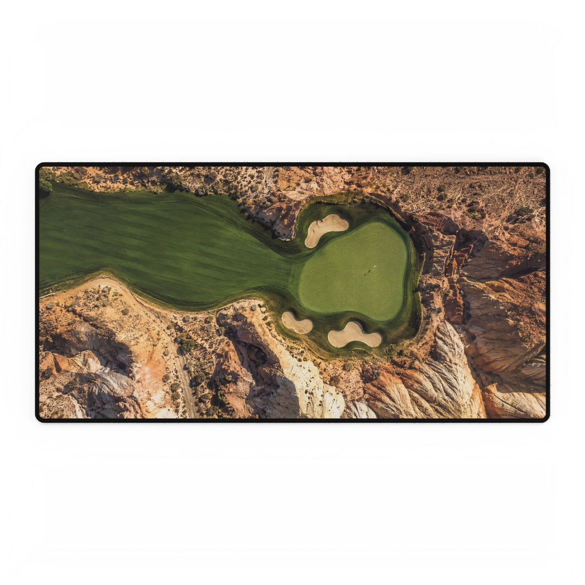 Desert Canyon Green Golf Mouse Pad